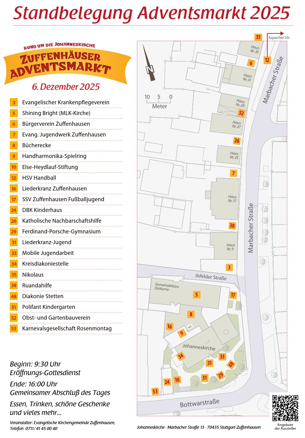 Adventsmarkt 2025 Karte